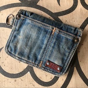 Vintage American Eagle denim wallet